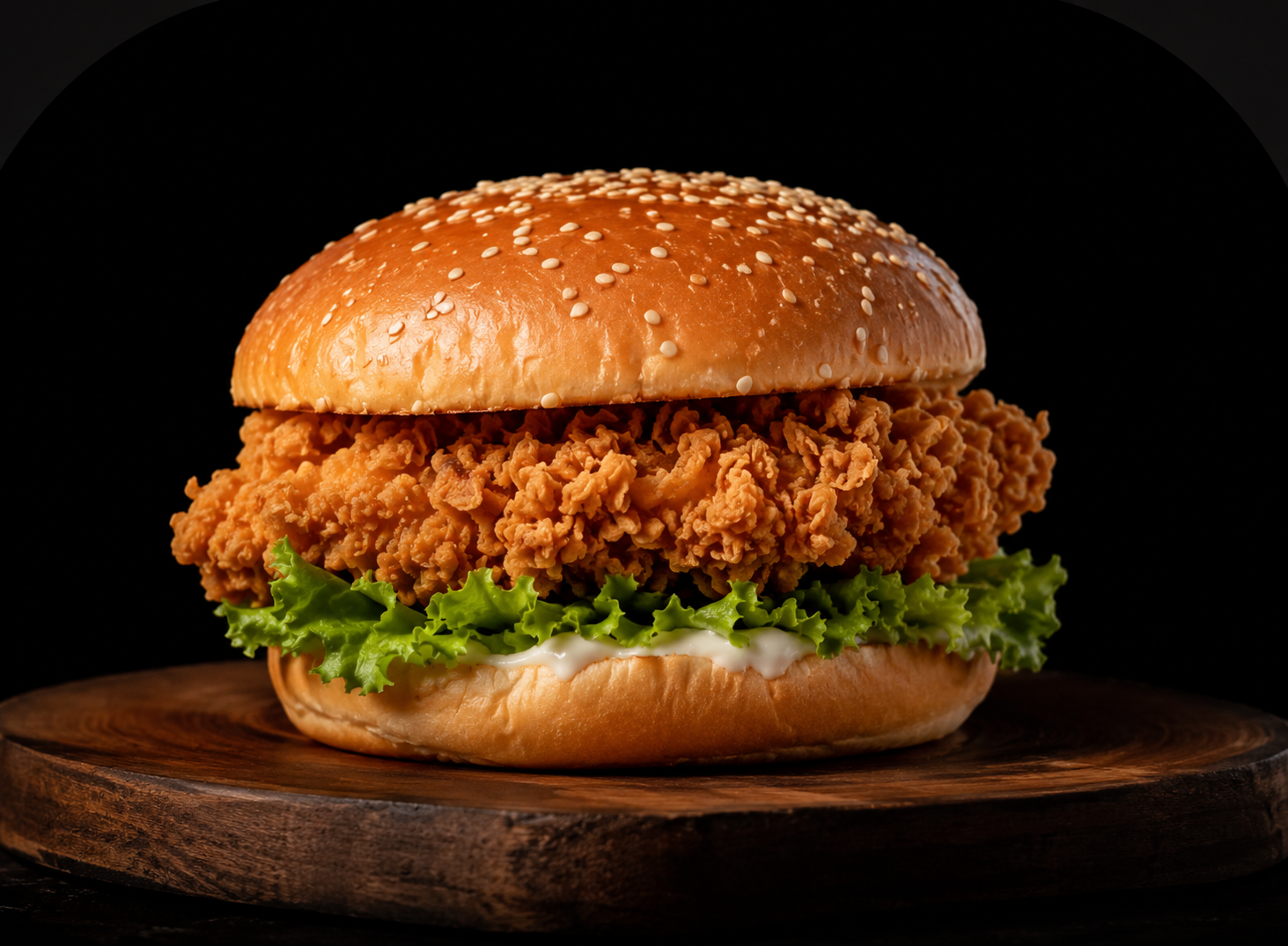 Sufi Brothers zinger burger
